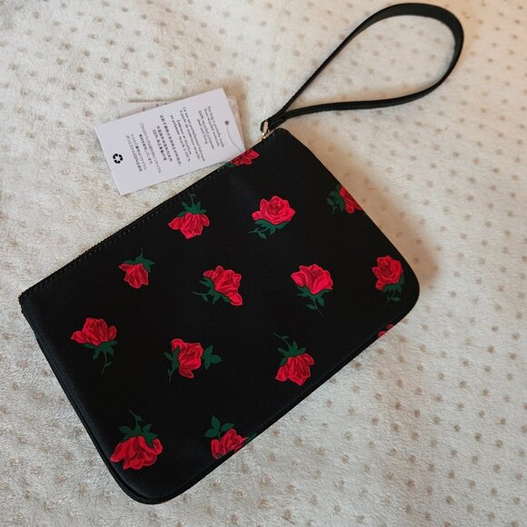 Kate Spade Chelsea Rose Print Wristlet Pouch - Picture 3 of 12